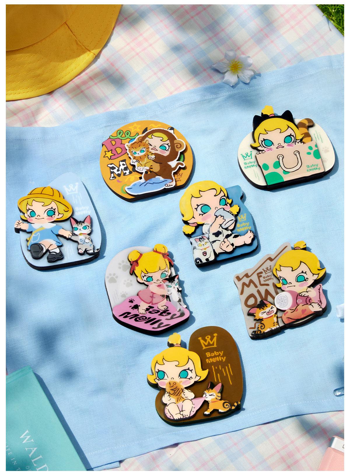 [Spanish] – Baby Molly & Baby Tabby Series – Imán para Nevera en Caja Sorpresa