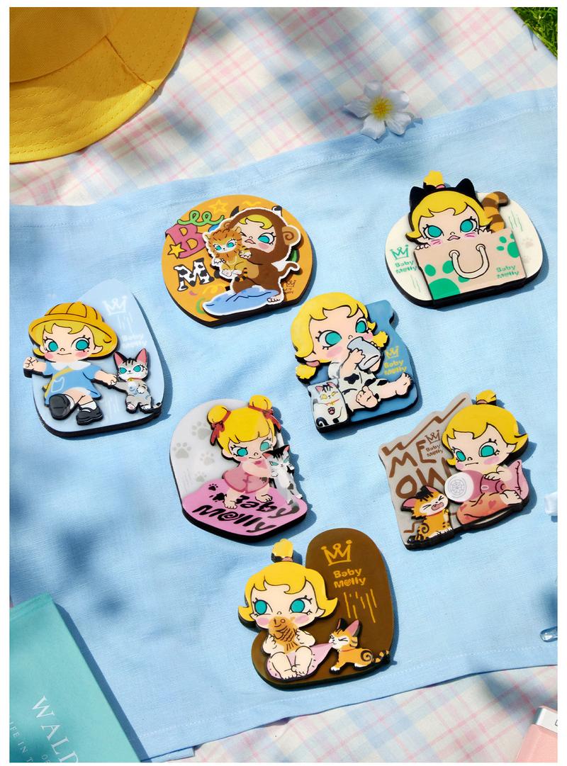 [Spanish] – Baby Molly & Baby Tabby Series – Imán para Nevera en Caja Sorpresa