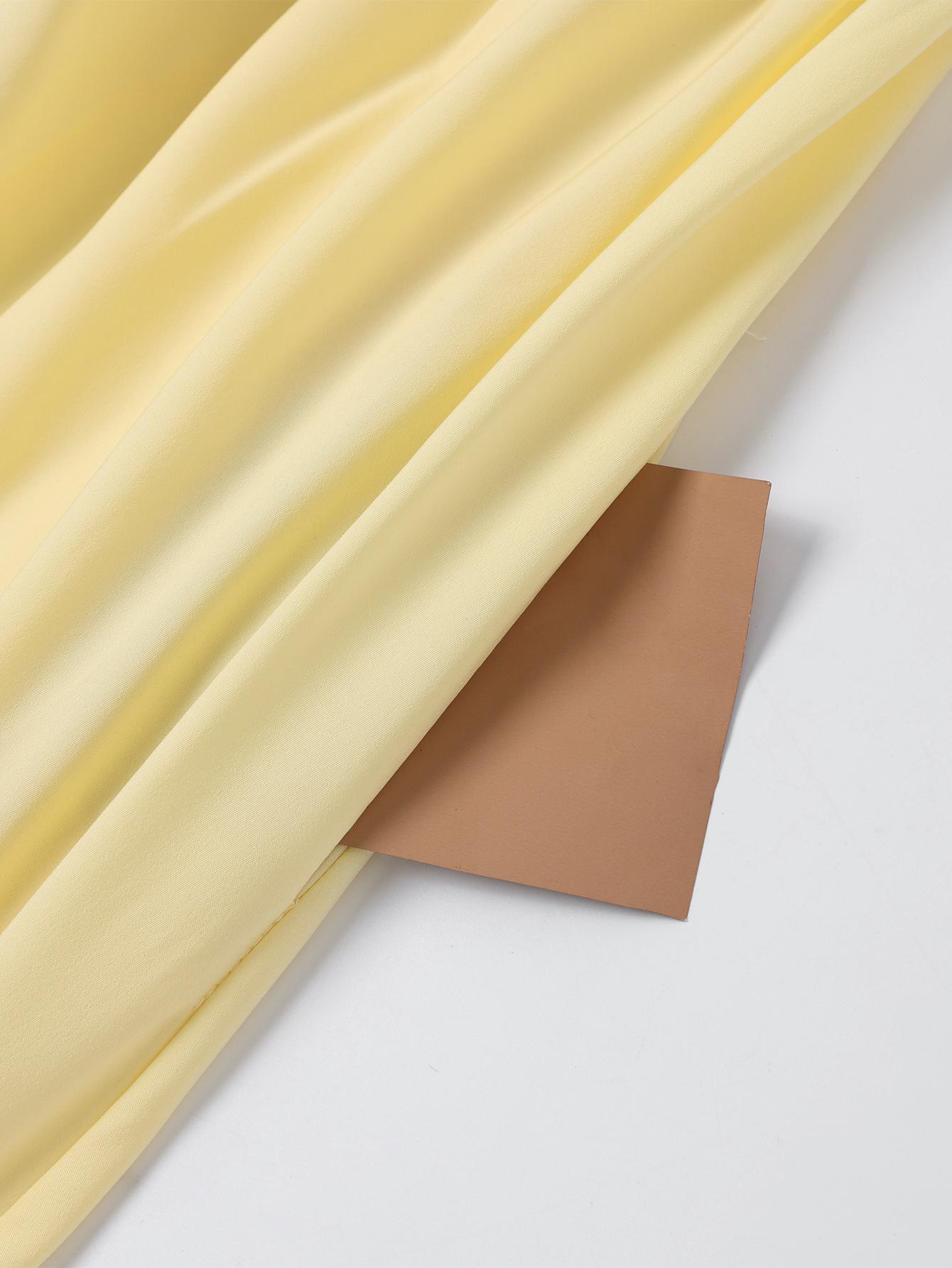 Halter Backless Smocking Tie A-line Dress, Elegant and Fashionable Party Date Dress