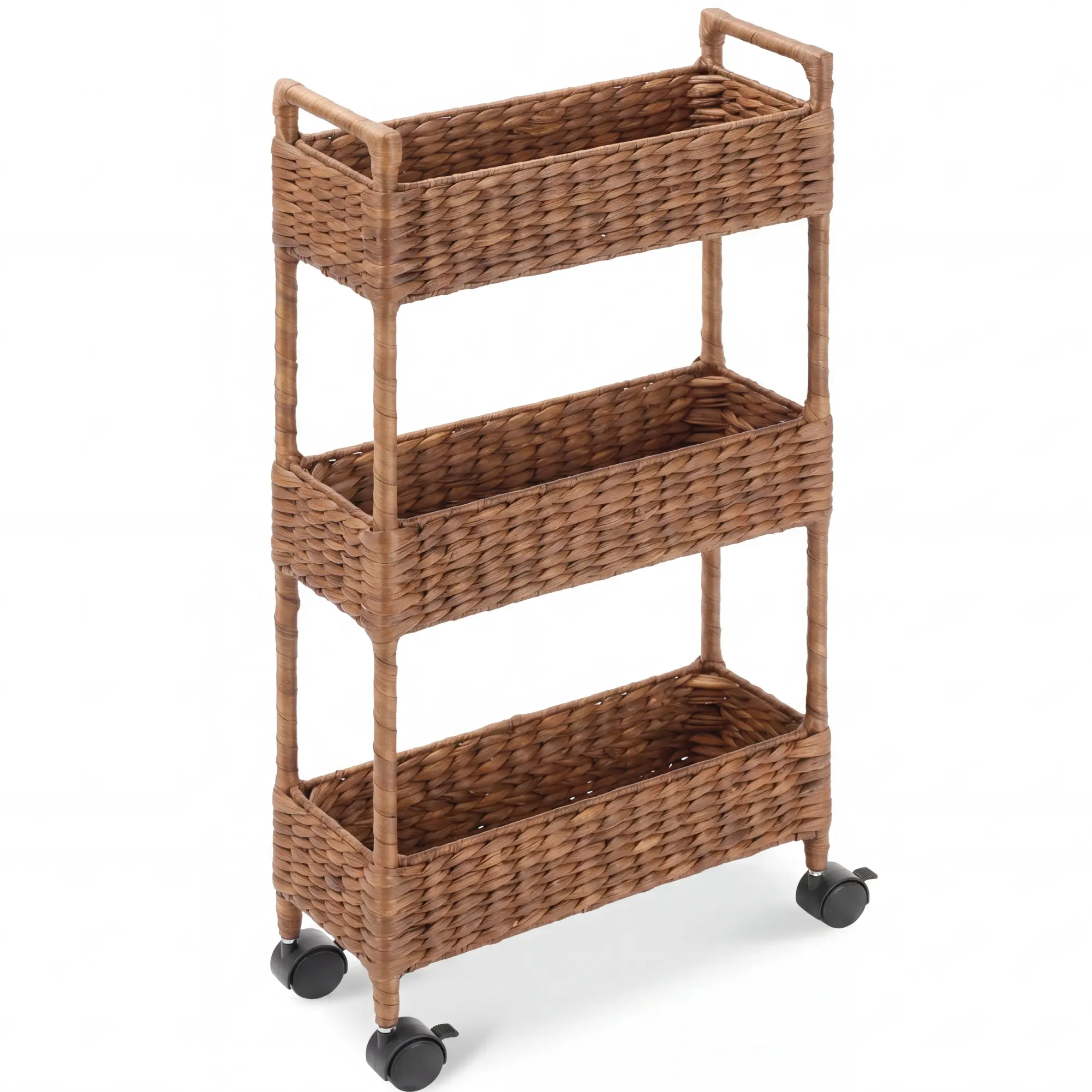 Best Choice Products 3-Tier Slim Rolling Nursery Caddy w/Wheels, Utility Cart for Storage Organization Best Choice Products 3-Tier Slim Rolling Nursery Caddy w/Wheels, Utility Cart for Storage Organization