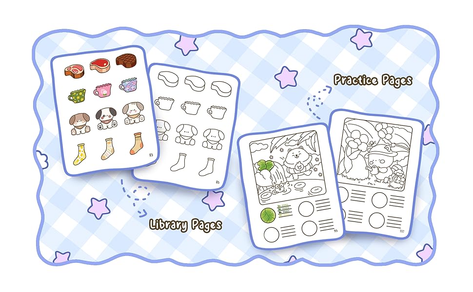 How to Draw Simple Patterns: A Cute and Easy Step-by-Step Guide for Relaxing Practice & Creative Fun Decorative & Textured Patterns