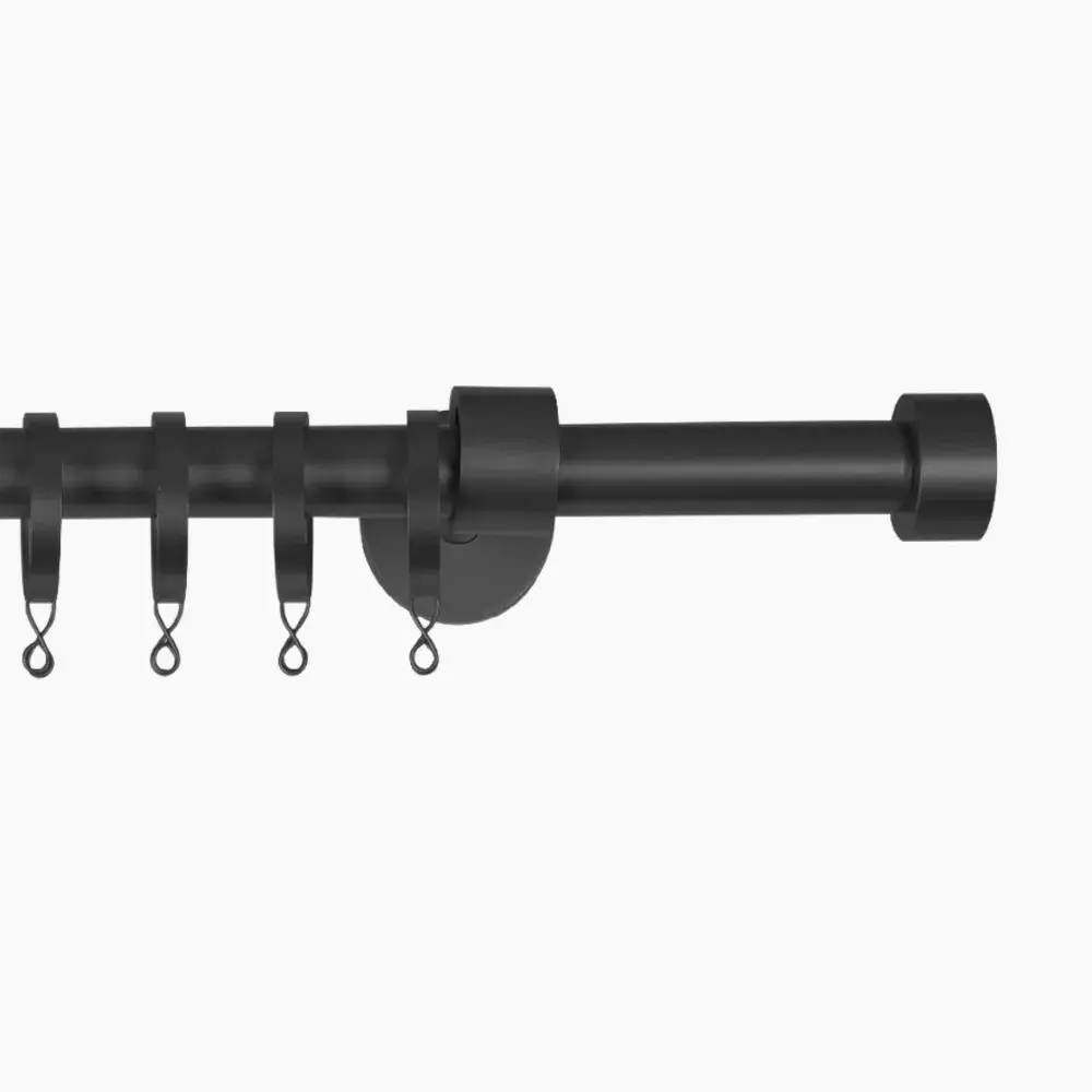 TWOPAGES Lucas Adjustable Curtain Rod 32-76 Inch, Heavy Duty Telescoping Drapery Rod with Brackets and Rings, Rust Resistant, Easy Install Wall Mount Curtain Rod, Back to School, Summer Sale Deals,dorm essentials,home decor,home essentials