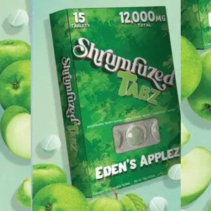 HOT!!! Shrumfuzed Tablets - 12,000 MG Total - Mushroom - Nootropic Tablets - 15 Tablets Per Pack- 800MG Per Tablet - Lion's Mane, Reishi, Chaga, and Cordycep Nootropic Tripee Blend (1, Eden's Applez)