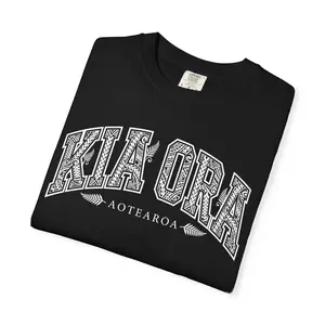 Kia Ora Aotearoa T-Shirt | Maori Greeting Tee