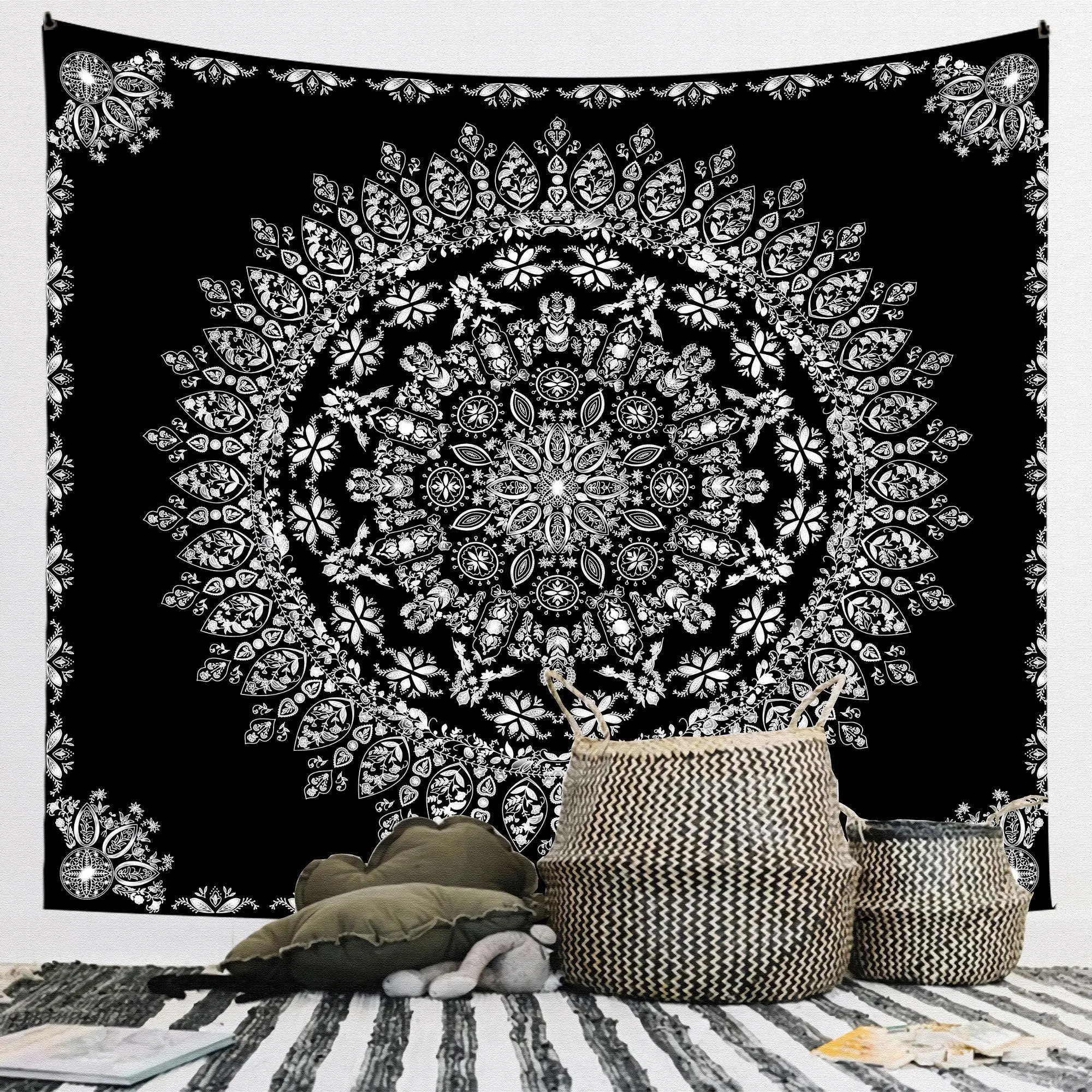Tree Of Life Pattern Tapestry, Durable Decorative Tapestry, Bohemian Style Wall Hanging, Wall Decor for Home Living Room Bedroom, Home Decor, Room Decor