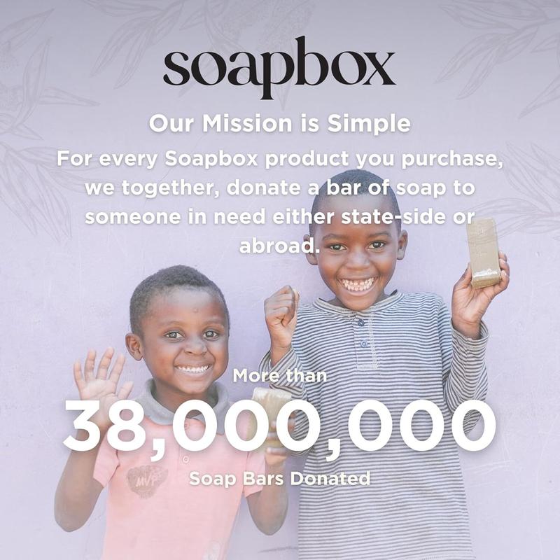 Soapbox Natural Nourishing Body Wash Collection – Deep Moisture Boost, Vegan, Nourishing Hydration for Soft, Smooth Skin Various Scents & Sizes