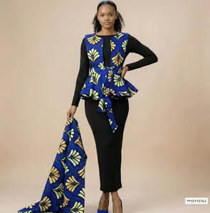 The "Corporate Chic" Peplum Vest & Maxi Dress Set