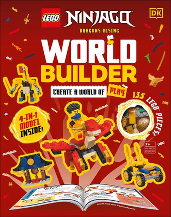 Lego Ninjago World Builder: Create a World of Play with 4-In-1 Model and 150+ Build Ideas! -- DK, Mixed Media Product