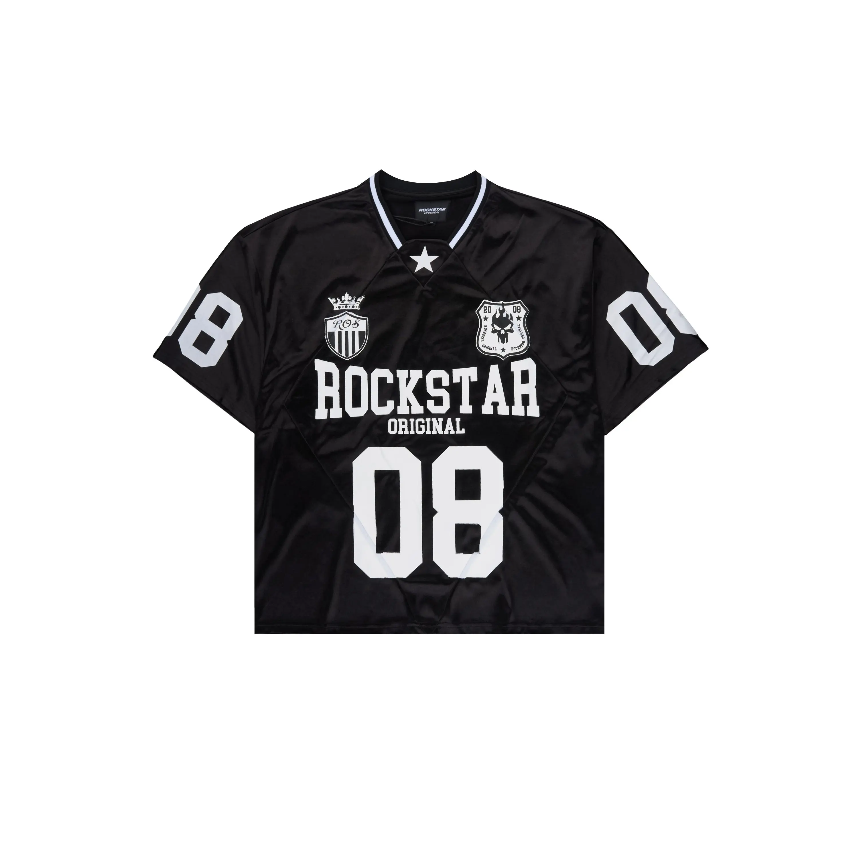 Lucido Black World Soccer Inspired Graphic Jersey Lucido Black World Soccer Inspired Graphic Jersey