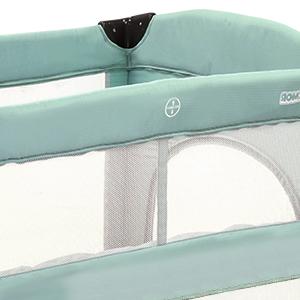 JOYMOR Baby Bedside Bassinet, Baby Bassinet, Pack n Play Convert Playpen, Quick Foldable Travel Bed with Wheels & Brake, Carry Bag for Boys Girls