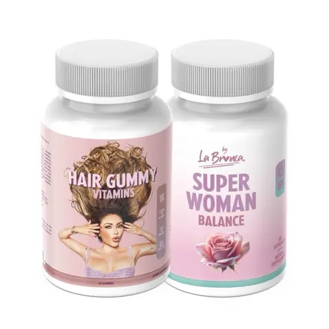 By La Bronca super women and beauty grow gummies for skin, hair and nails