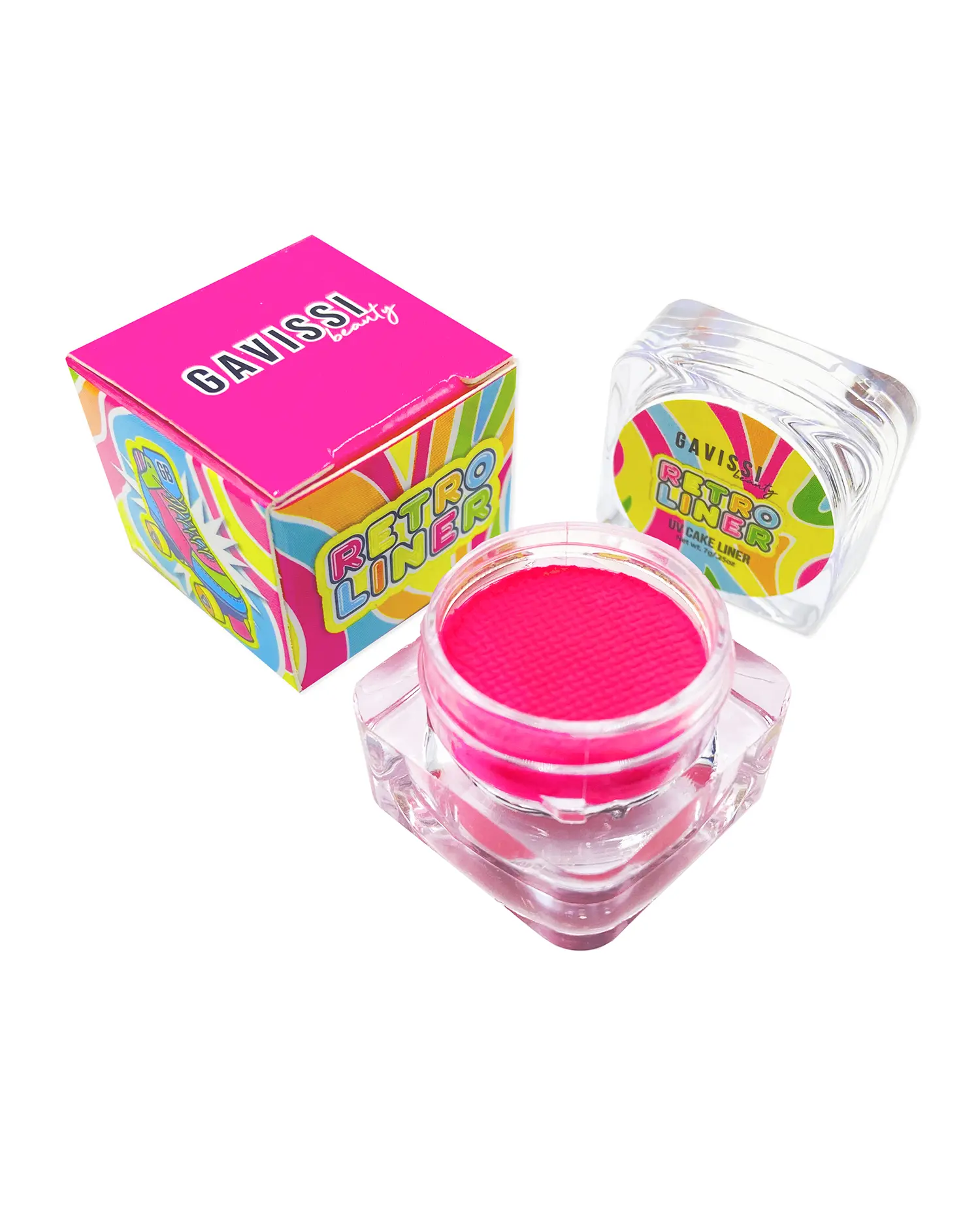 UV NEON RETRO LINER - WATER ACTIVATED GRAPHIC EYELINER, SFX MAKEUP FOR FACE & BODY ART