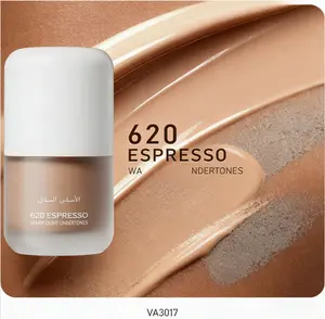 Victoria Anna Liquid Foundation 620 Espresso - Warm Olive Undertones - Long-Wearing, Hydrating & Buildable Coverage - Natural Matte Finish for All Skin Types - Cruelty-Free Face Makeup - VA3017 Concealer concealer