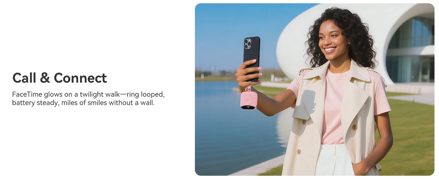 10000mAh Portable Charger Power Bank, 3-in-1 Wireless Battery Pack with Built-in USB-C & Lightning Cables, 22.5W Fast Charging, LED Display for iPhone, Apple Watch & Android Chargeable 10000mAh Portable Charger Power Bank, 3-in-1 Wireless Battery Pack with Built-in USB-C & Lightning Cables, 22.5W Fast Charging, LED Display for iPhone, Apple Watch & Android Chargeable