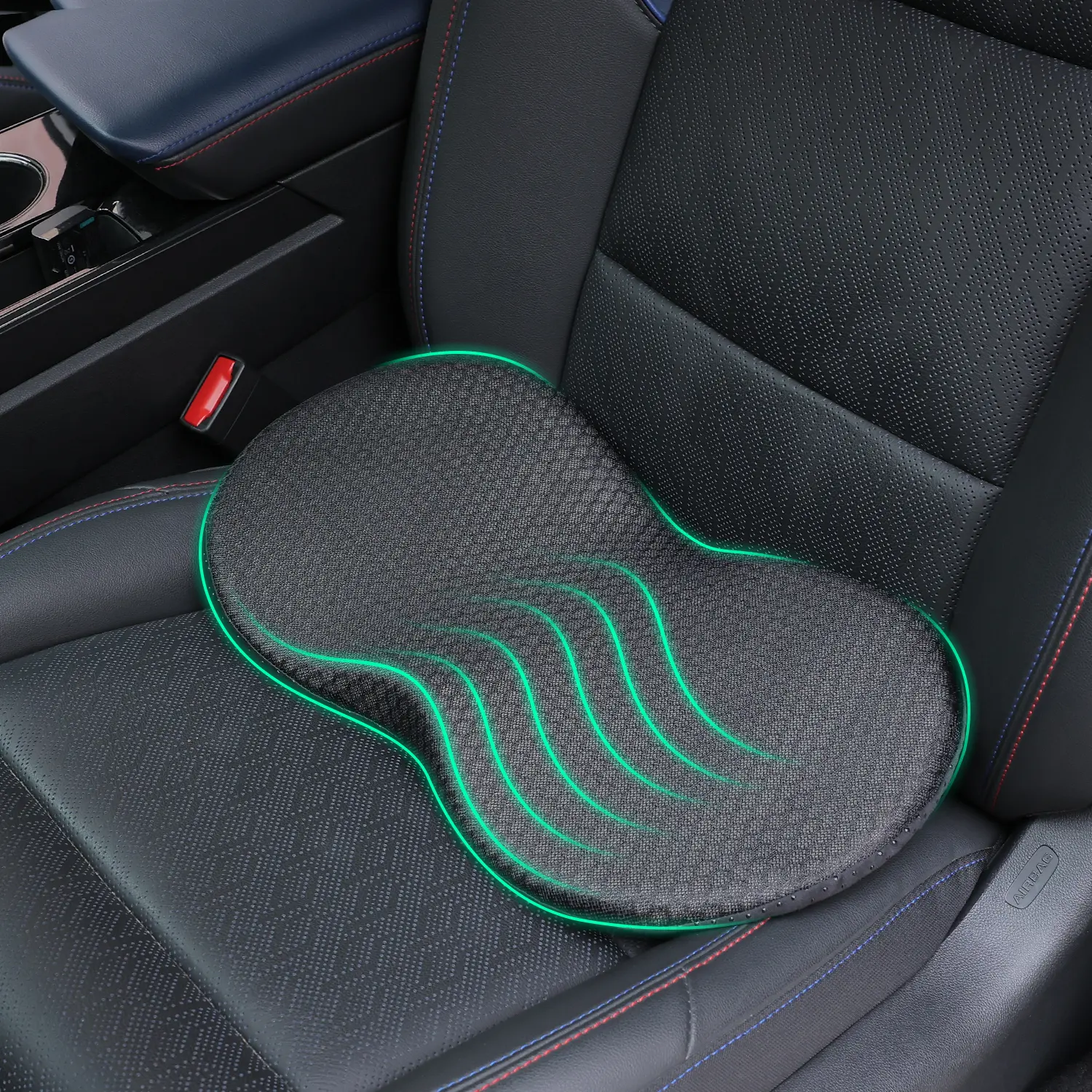Car Seat Pad Cushion Memory Foam Seat Cushion, Ergonomic Office Desk Accessories Cushions for Tailbone Pain Relief, Sciatica