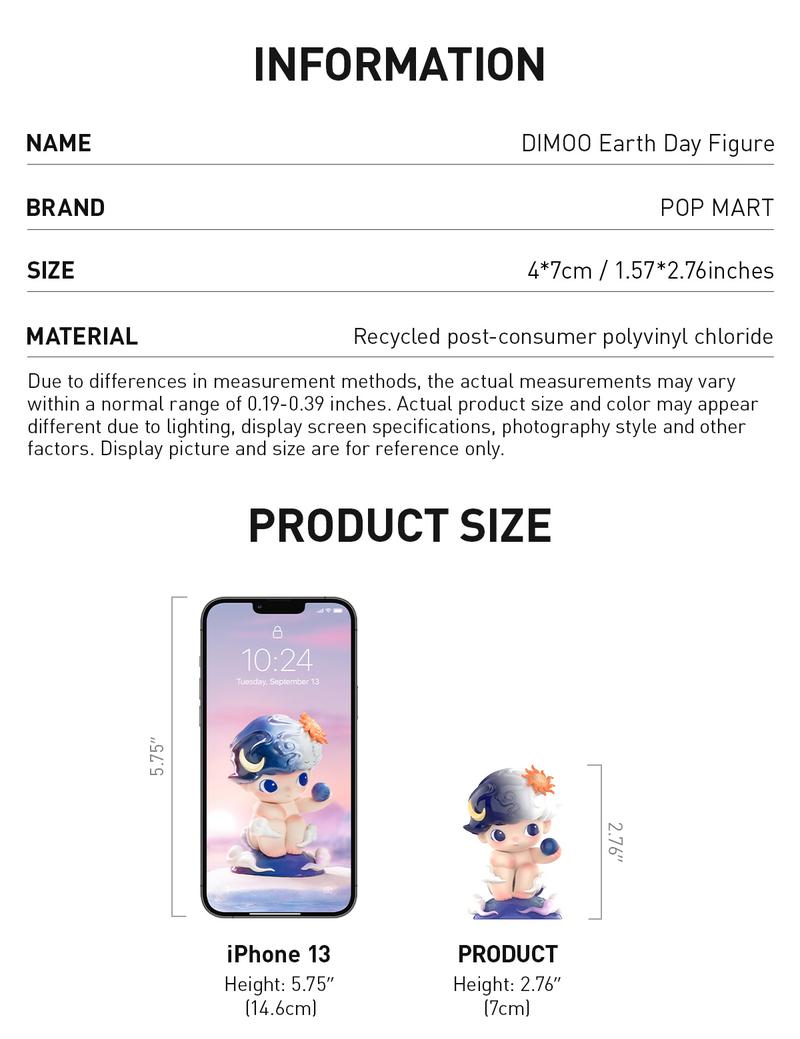 POP MART DIMOO Earth Day Figure