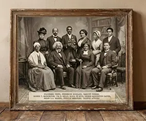 Black History Wall Art African American - Vintage History Print