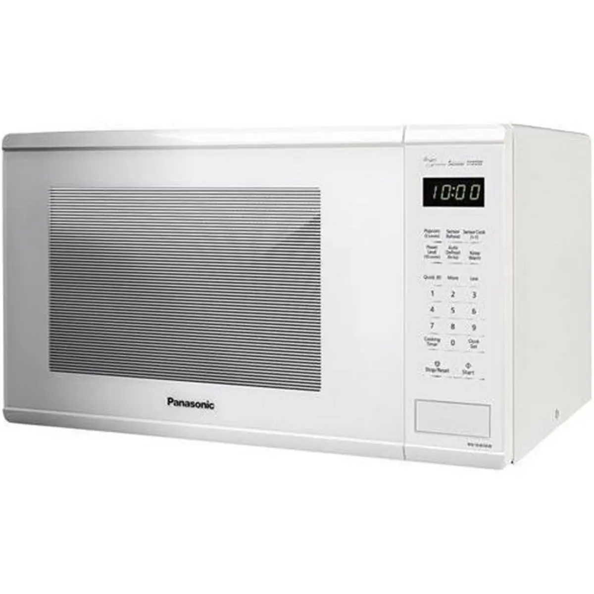 Panasonic Sensor Countertop Microwave Oven - 1.3 cu. ft., 1100W Power, 12.4-in Turntable, 3-Stage Cooking, 2016 DOE Energy Conservation Standards, 7 Preset Menus, Delay Start, White Household & Kitchen Appliances
