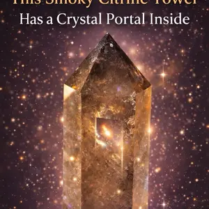 Guardian Series — Golden Phantom Smoky Citrine Generator 1.98lbs