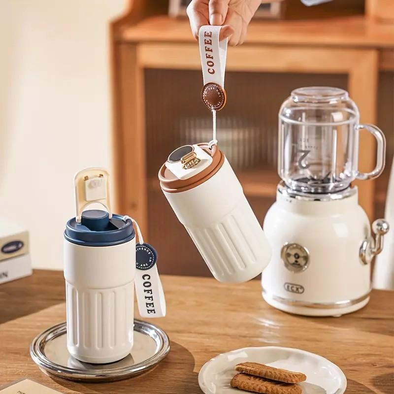 316 Stainless Steel Travel Mug With Temperature Display - Vacuum Insulated Flasks , Suitable For All Seasons, Ideal Gift For Camping, School, Travel Stainless Steel Insulated Tumbler Flask Drinkware Portable Coffee Bottled lid n 316 Stainless Steel Travel Mug With Temperature Display - Vacuum Insulated Flasks , Suitable For All Seasons, Ideal Gift For Camping, School, Travel Stainless Steel Insulated Tumbler Flask Drinkware Portable Coffee Bottled lid n