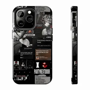 PARTYNEXTDOOR Aesthetic Phone CaseSuitable for iPhone 17-11 Pro Max/Plus and  Samsung Galaxy S23-25 shock-absorbing, anti-drop protective case, lightweight, new fashion trend design 25Y