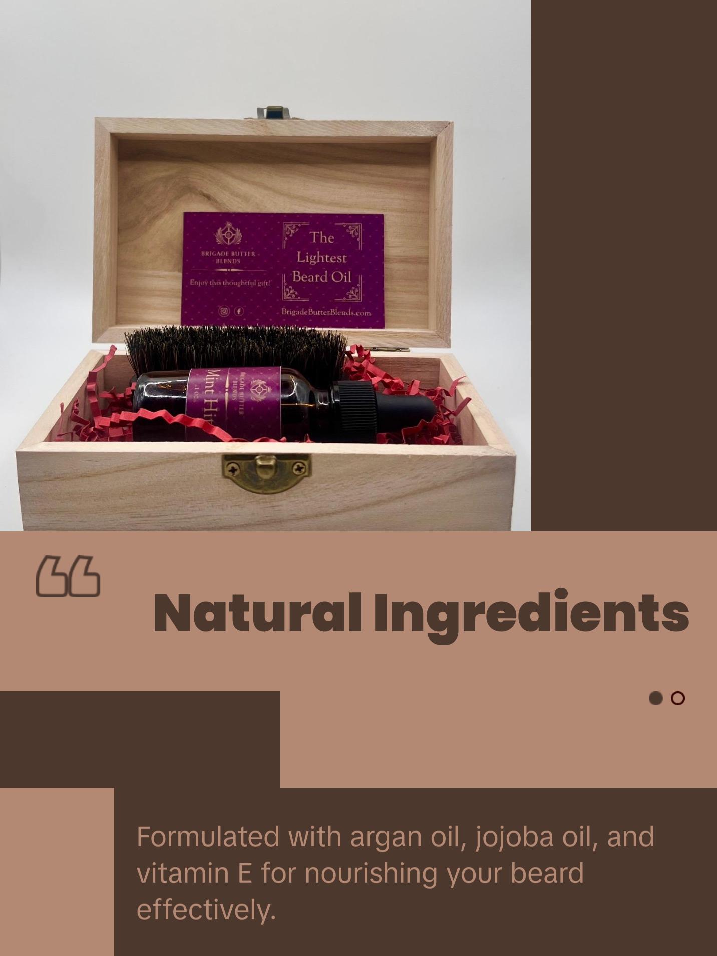 Beard Growth Oil with Comb Gift Set