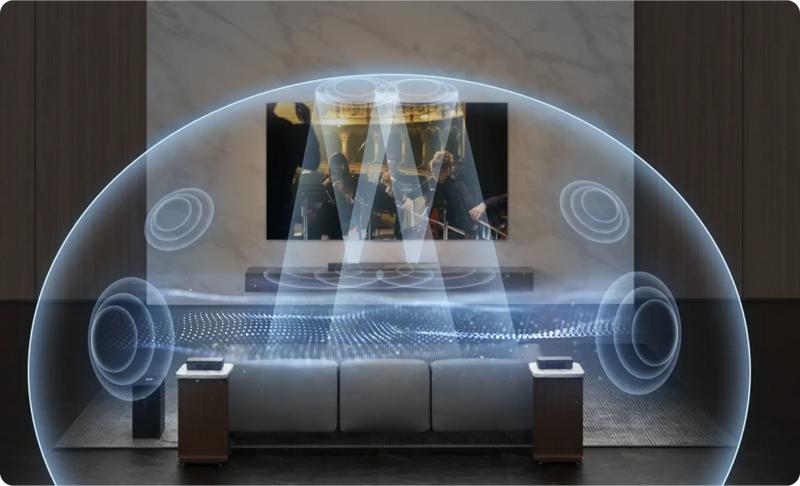 ULTIMEA Nova S80 5.1.2ch 360° Dolby Atmos Home Theater: Soundbar & Subwoofer with BassMX, 3D Surround Sound for Home, Parties & Gaming. Supports 4K HDR, HDMI eARC, Bluetooth & Smartphone Connectivity.