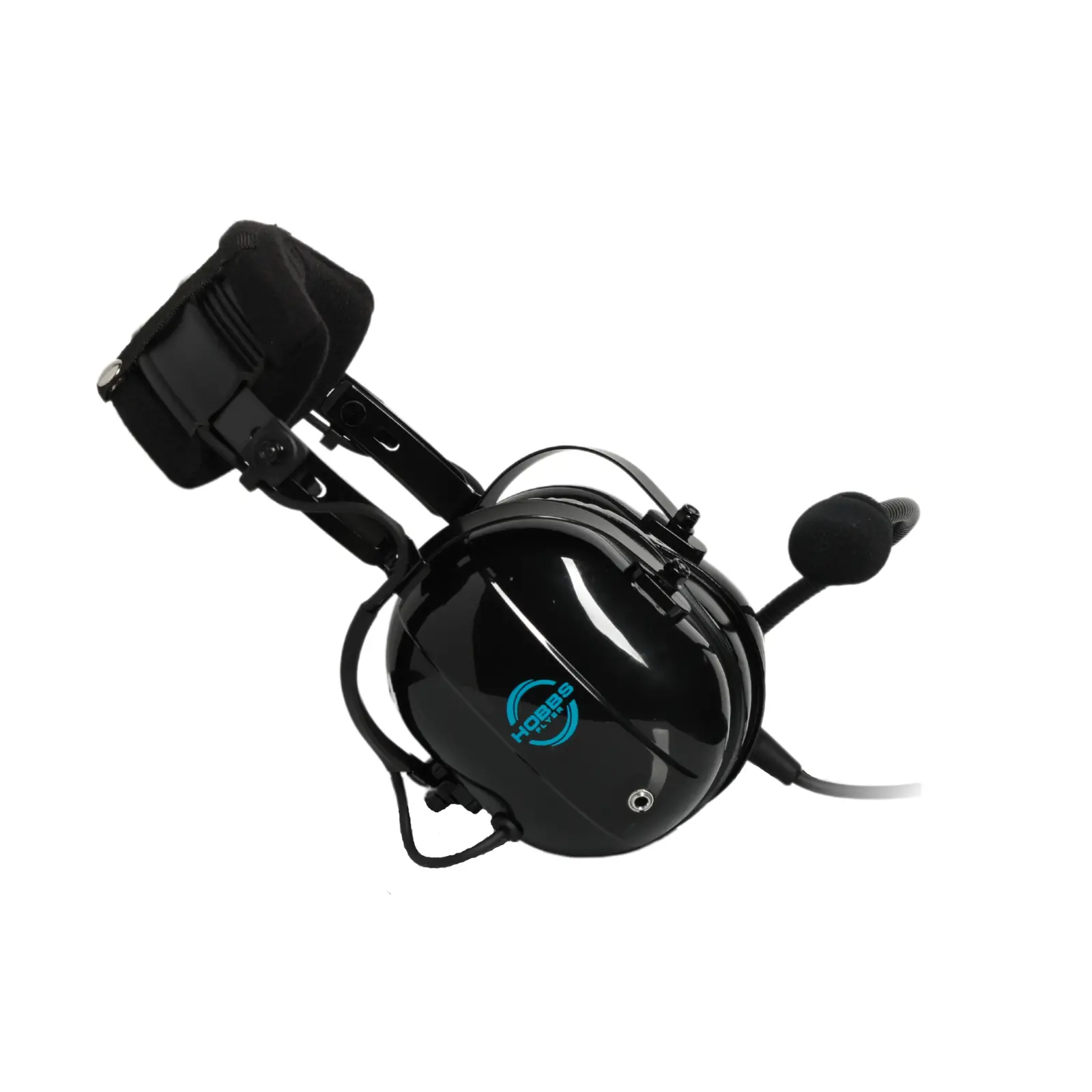 Hobbs Flyer H1 Passive Noise Canceling (PNR) Aviation Headset with AUX Music Input