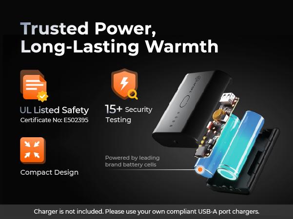 ororo Men's Fleece Heated Vest with Battery Pack, Menswear Tops Underwear, Winter Warm Layer Casual Black