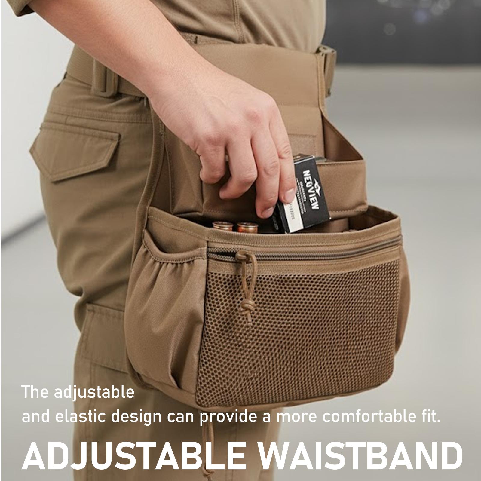 600D Nylon Upgraded Ammo Shell Pouch – Double Layer Waist Bag for 12/20 Gauge Shooting & Hunting