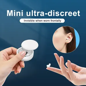 Mini Invisible Bluetooth 5.4 True Wireless Earbuds – Sport Noise Cancelling Gaming Headphones with Hi-Fi Audio, In-Ear Earphones for Music & Calls