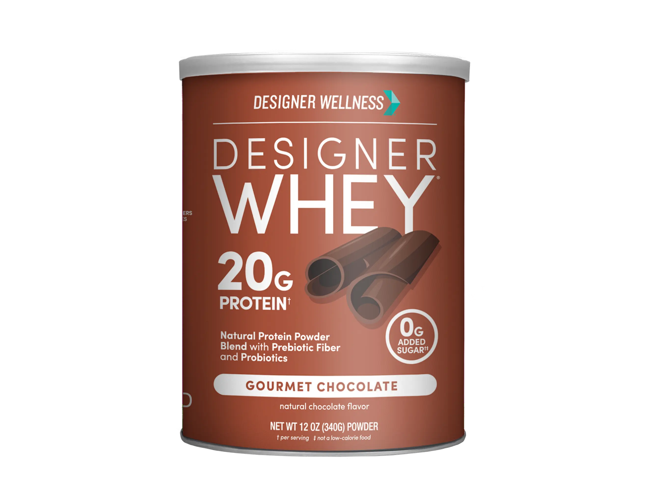 Chocolate Designer Whey 12 oz : 100% Whey Protein Powder | Designer Protein®