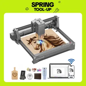 ARTILUME U1 Portable Laser Engraver, High-Precision Compressed Laser, 0.01mm Accuracy, 150×200mm Large Working Area, Supports Offline Engraving, Ideal for Wood, Leather, Fabric, Acrylic – Perfect for DIY Crafts, Personalized Gifts & Small Business