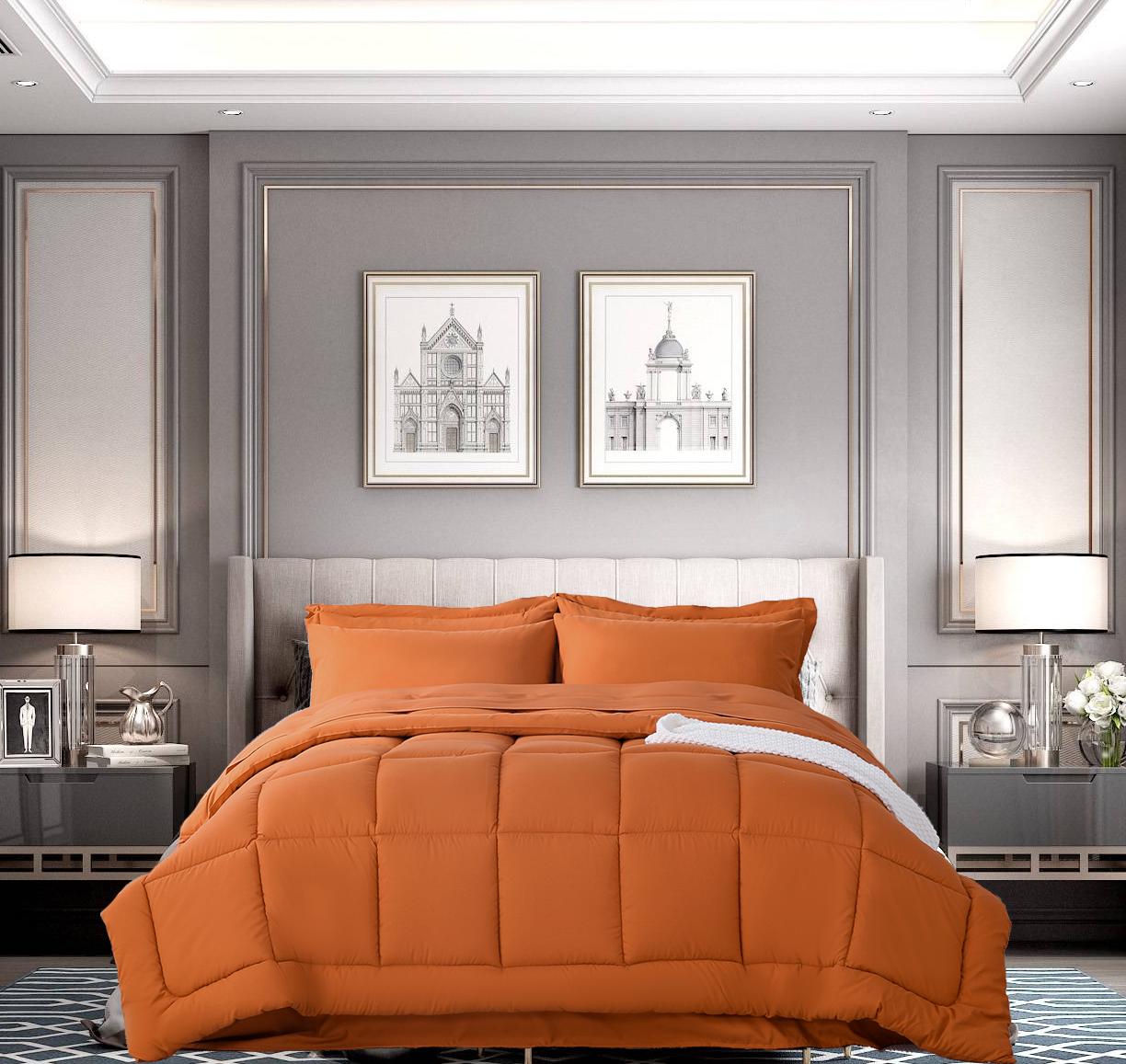 DOWNCOOL 7pcs Lightweight Comforter Set, Bed in a Bag with 1 Comforter, 1 Flat Sheet, 1 Fitted Sheet,2 Pillowcaese, 2 Pillowshams, Soft Bedding Sets for All Seasons DOWNCOOL 7pcs Lightweight Comforter Set, Bed in a Bag with 1 Comforter, 1 Flat Sheet, 1 Fitted Sheet,2 Pillowcaese, 2 Pillowshams, Soft Bedding Sets for All Seasons