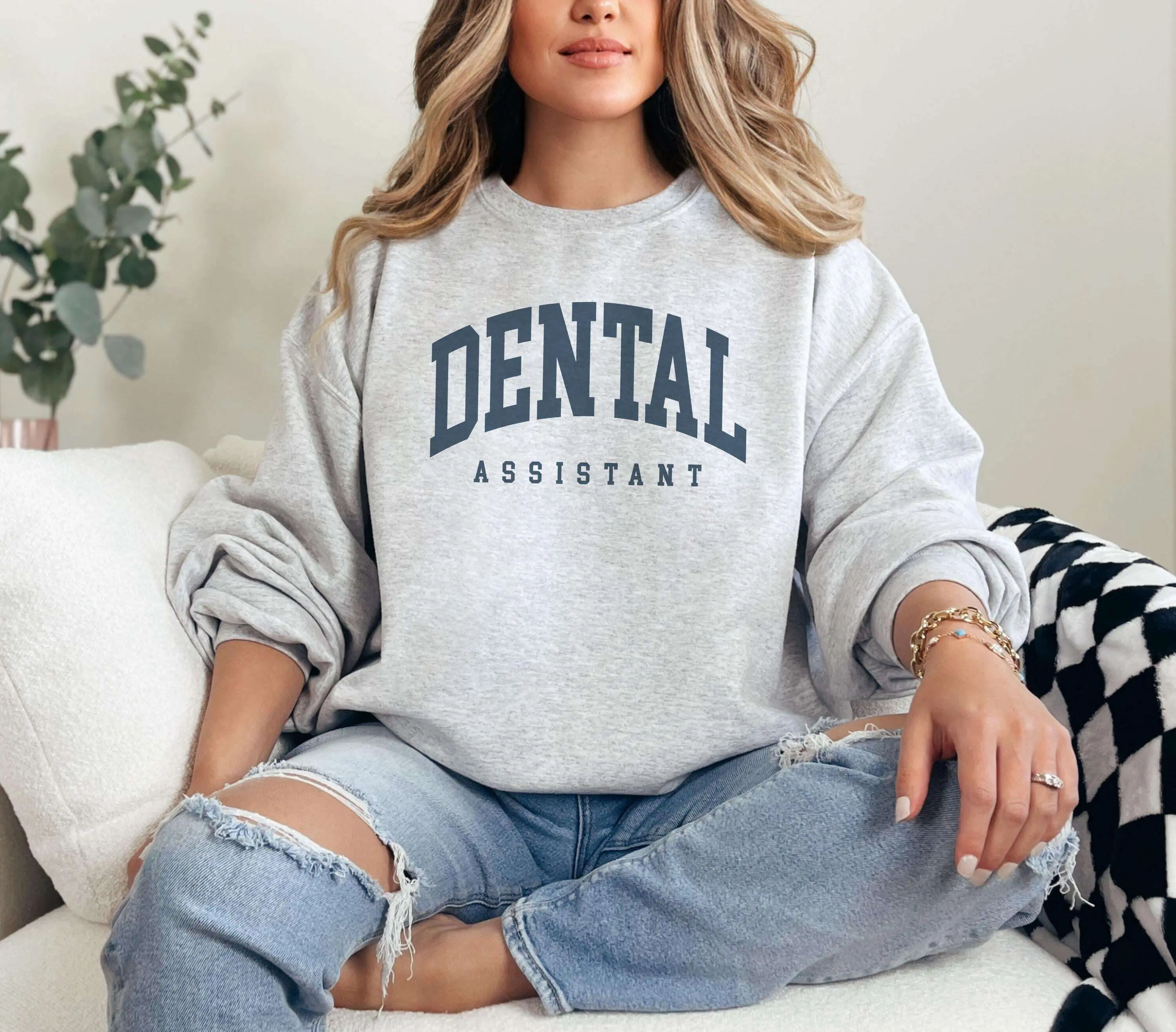Dental Assistant Sweatshirt, Dentist Office Staff, Student Graduation RDA, Assistant Week Appreciation
