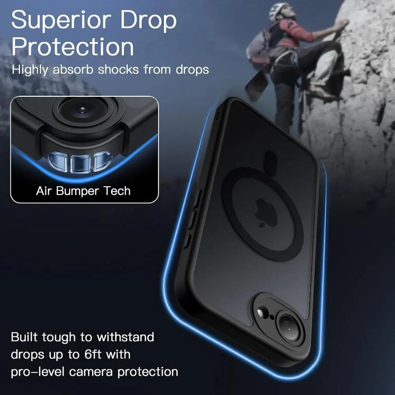 For Magsafe Magnetic Wireless Charging Case For iPhone 16E iPhone16E 5G Shockproof Matte Back Cover Coque For Magsafe Magnetic Wireless Charging Case For iPhone 16E iPhone16E 5G Shockproof Matte Back Cover Coque