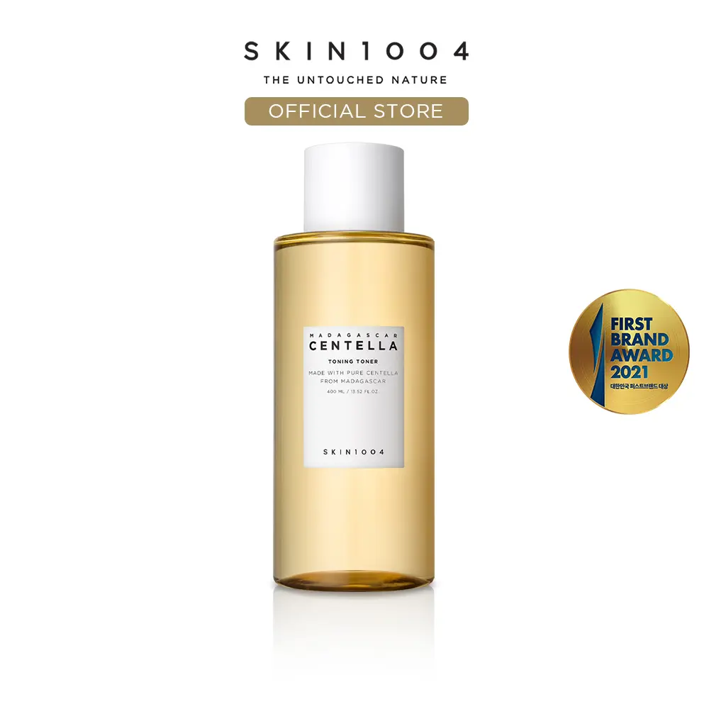 [SKIN1004 Official Shop] Centella Toning Toner 13.52 fl.oz, 400ml - Centella Extract, Hyaluronic Acid, Ampoule, Brightening, Calming, Clear, Facial, Gentle Hydrating