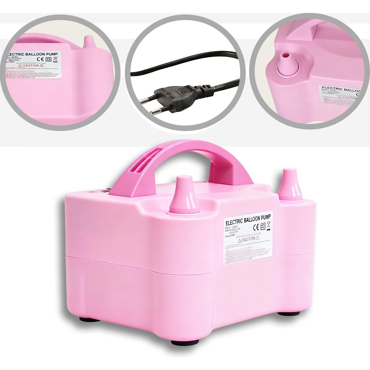 high-power electric balloon pump balloon blower inflatable pump double hole automatic inflator inflatable ball machine wedding room balloon blowing weapon