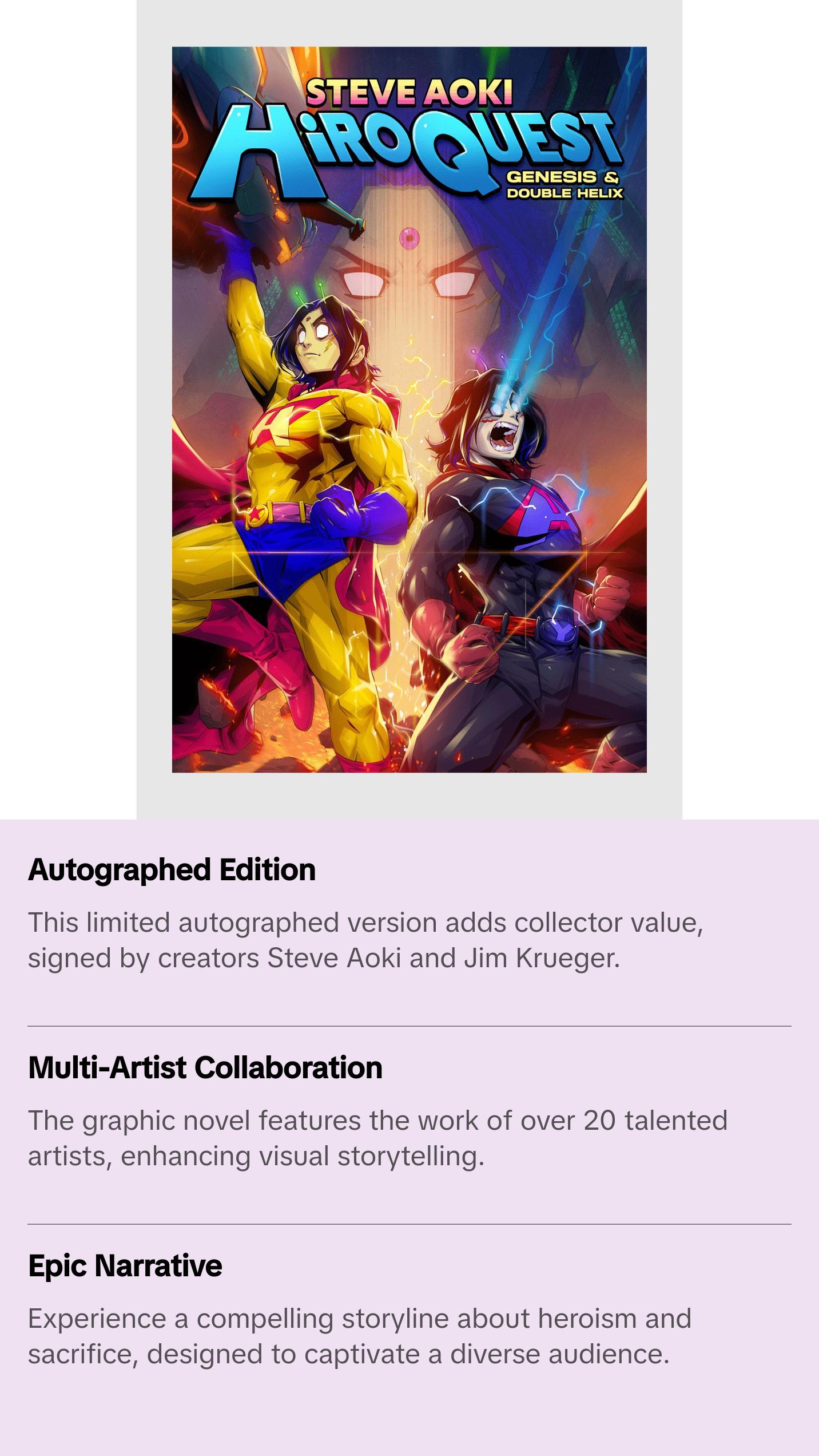 HiROQUEST: BOOK 1 - Manga Version [Autographed]