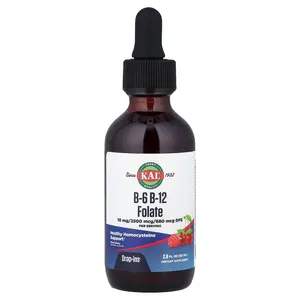 KAL B-6 B-12 Folate,  Mixed Berry, 2 fl oz ( 59 ml)