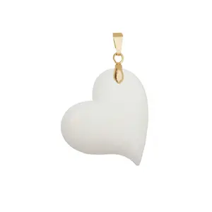 Twisted Heart Pendant - Breast Milk Jewelry