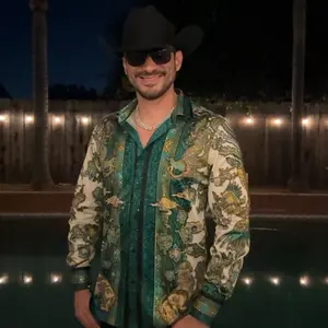 Emperador Rhinestone Long Sleeve Shirt (Slimfit)