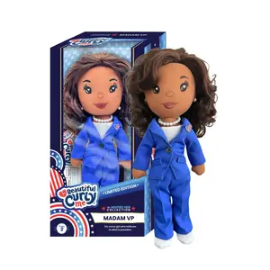 Madam VP 14-Inch Leadership Collectible Black Plush Doll