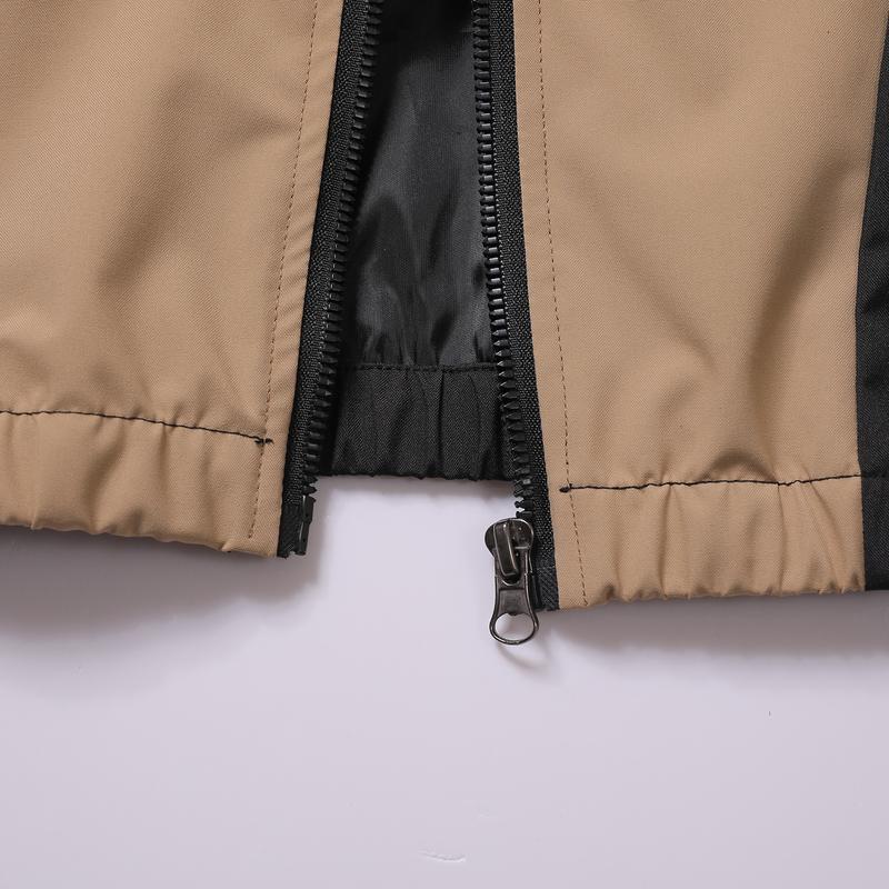 Men’s casual color-block collared jacket with a lightweight design—lightweight and comfortable, suitable for campus outings, sports and leisure, and everyday commuting to work. A minimalist, lightweight jacket for spring and summer.