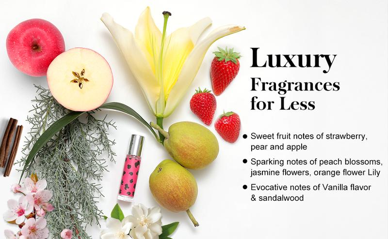 Pheromones Perfumes for Women, Long Lasting Sensual Grown-Up Floral and Fruity Fragrance, Travel Size, Rollerball with Sweet, Jasmine, Feminine Scent 0.34 oz (10 mL)
