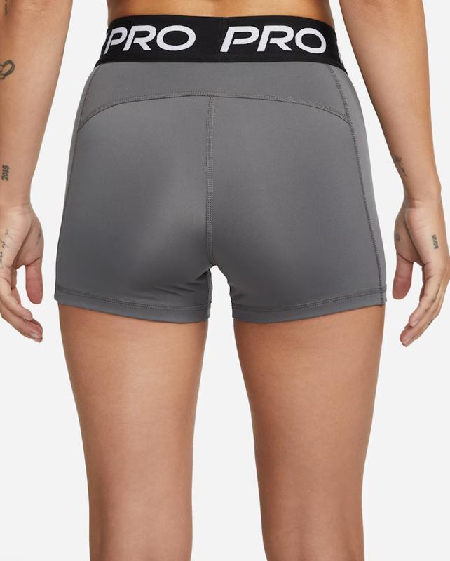 Nike Womens Nike Pro 365 3" Compression Short Iron GRAY Size Small