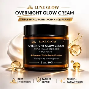 Barrier Repair Night Cream - Overnight Glow, Hydrating, Calming Moisturizer for Sensitive, Oily & Dry Types with Ceramic Milk Skin Serum