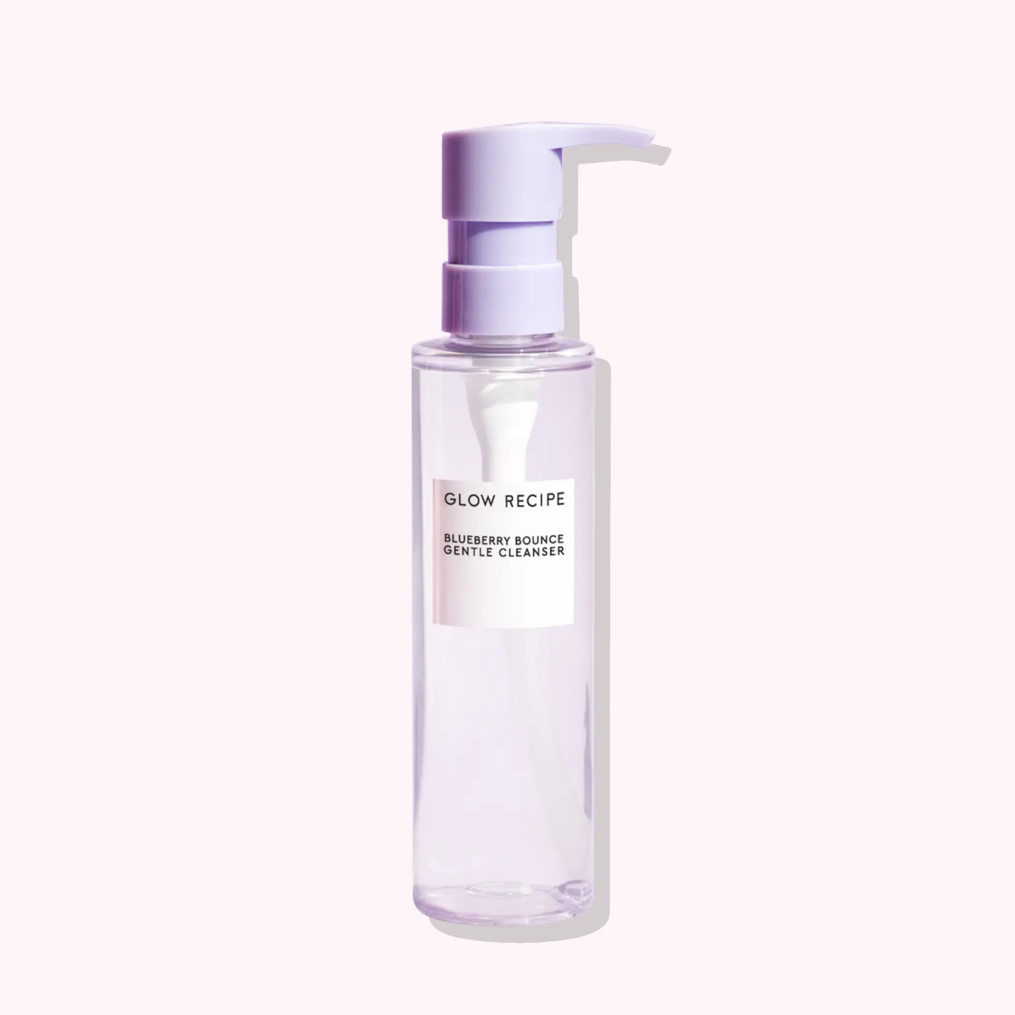 Glow Recipe Blueberry Bounce Gentle Vegan Facial Cleanser - 3-in-1 Hydrating Makeup Remover & Exfoliating Face Wash with Hyaluronic Acid, AHA, Vitamins for Acne-Prone Skin, Uneven Tone, Hyperpigmentation, Soft Skin, Facial Cleansing Support, Hydrate, Skin