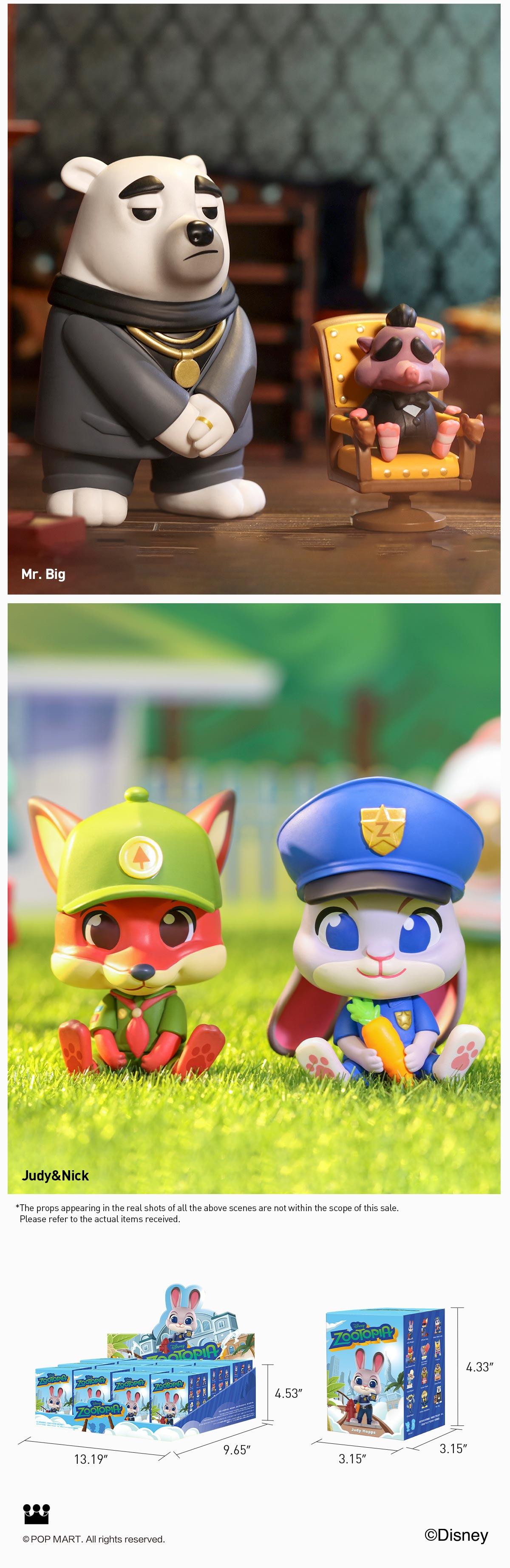 POP MART Disney Zootopia Series Figures