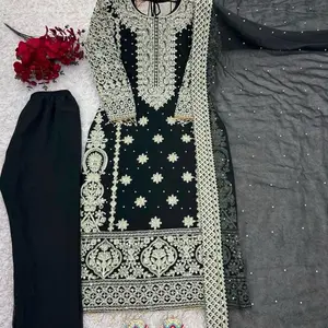 Indian Pakistani Dress Women's Casual Summer Dress with Elegant Design and Comfortable Fit - Womenswear